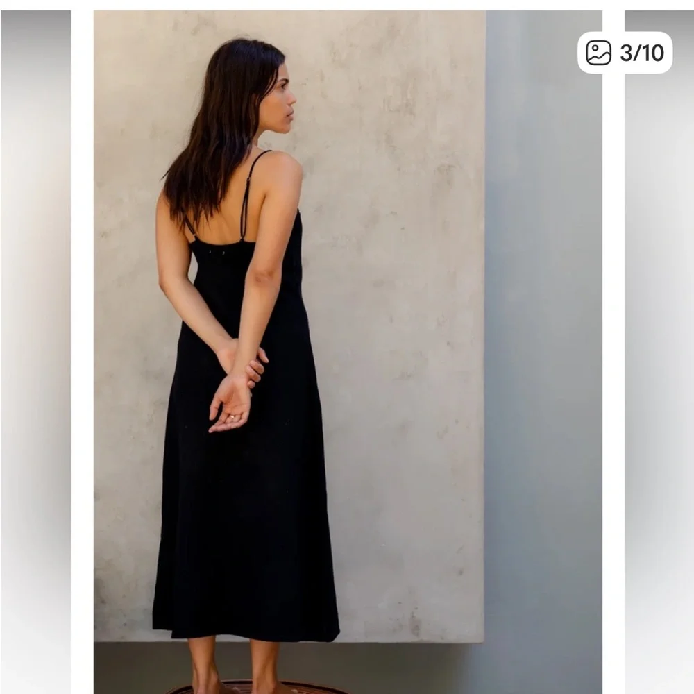 NWT Vincent James Button Front Sundress - Picture 3 of 8